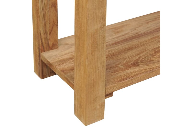 Konsolbord I Massivt Teaktræ 120 X 30 X 80 Cm - Brun - Møbler - Borde - Aflastningsbord - Konsolbord