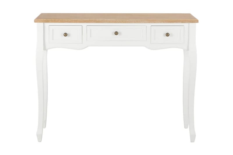 Konsolbord Med 3 Skuffer Hvid - Hvid - Møbler - Borde - Aflastningsbord & sidebord - Konsolbord