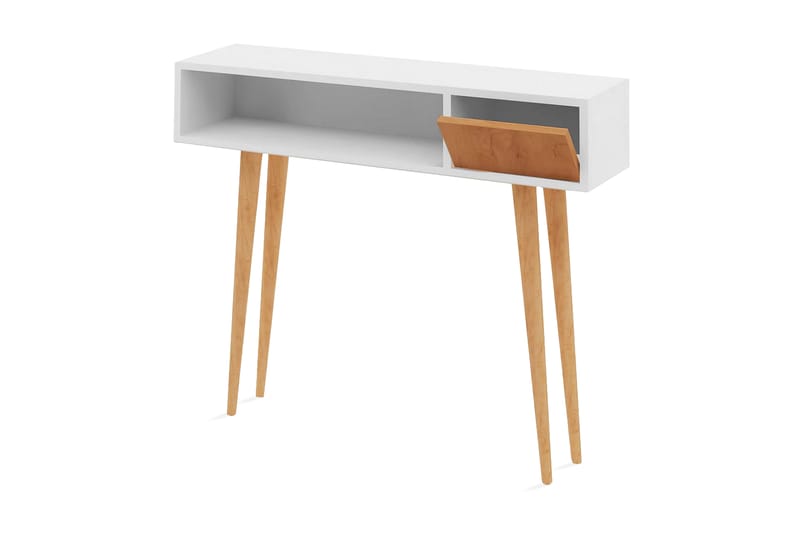 Mod design aflastningsbord - Træ / hvid - Møbler - Borde - Aflastningsbord & sidebord - Konsolbord