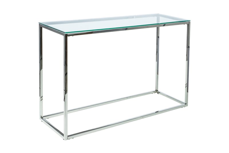 Ponmar Konsolbord 120 cm - Glas/Sølv - Møbler - Borde - Aflastningsbord & sidebord - Konsolbord