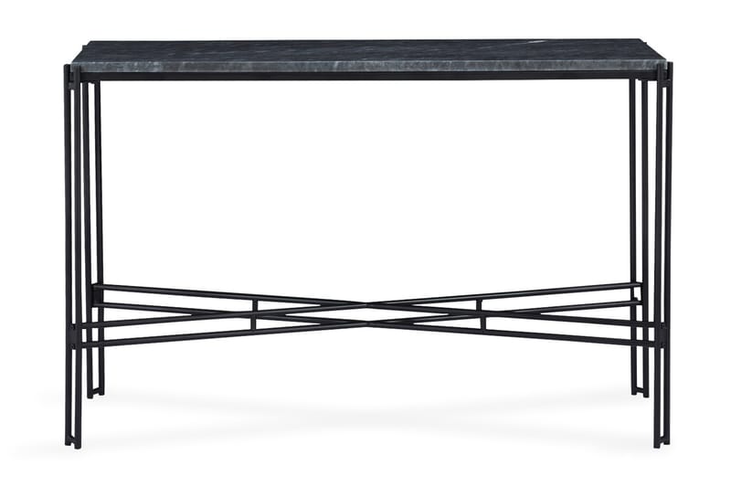 Ponza Aflastningsbord 100 cm Marmor - Sort/Grå - Møbler - Borde - Side borde & aflastningsbord - Entrébord