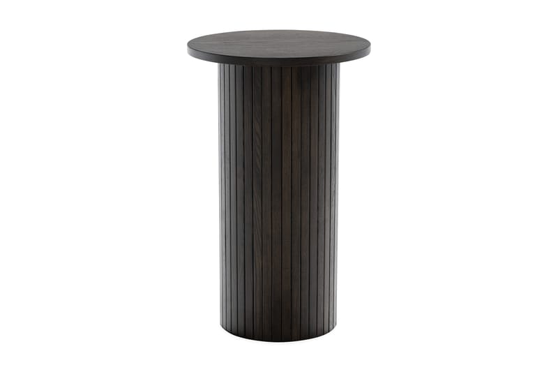 Kinnarpjoli Sidebord Rundt 40 cm - Mørkebrun - Møbler - Borde - Side borde & aflastningsbord - Lampebord