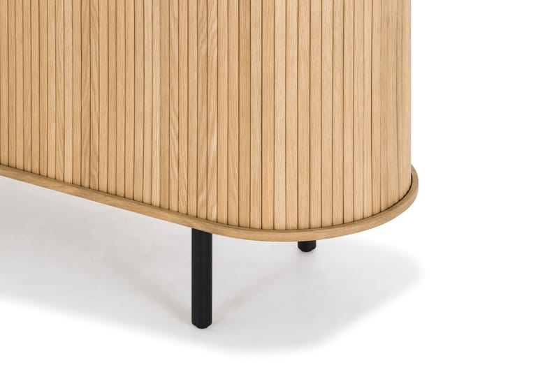 Noira Skænk 150x45 cm Massivt Træ - Natur - Møbler - Borde - Aflastningsbord & sidebord - Lampebord