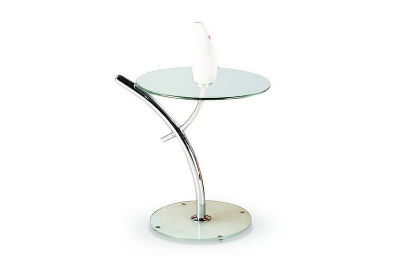 Werman Sidebord 50 cm Rundt - Glas - Møbler - Borde - Side borde & aflastningsbord - Lampebord