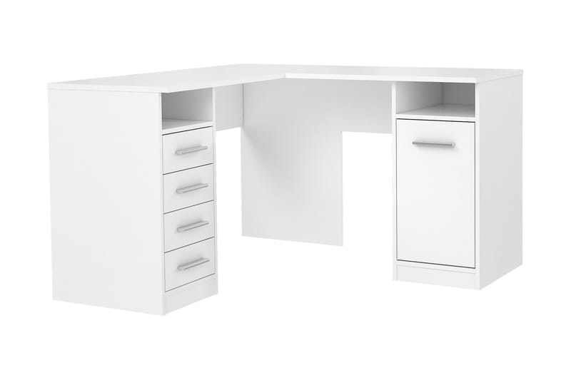 Baacwood Skrivebord 125 cm - Hvid - Møbler - Borde - Kontorbord - Skrivebord