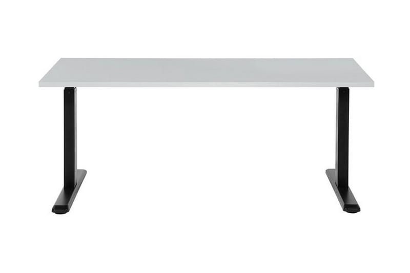 Belluton Skrivebord Elektrisk Justerbart 160 cm - Grå - Møbler - Borde - Kontorbord - Skrivebord - hæve-sænke-bord