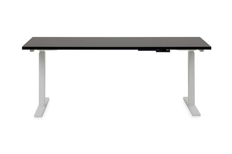 Belluton Skrivebord Elektrisk Justerbart 180 cm - Sort/Hvid - Møbler - Borde - Kontorbord - Skrivebord - hæve-sænke-bord
