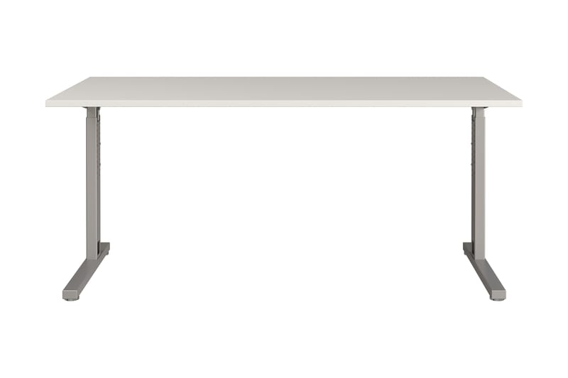 Biniaritx Skrivebord 180 cm - Grå/Hvid - Møbler - Borde - Kontorbord - Skrivebord - hæve-sænke-bord