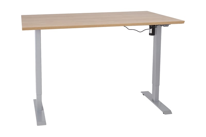 Ergosum 1 Skrivebord 160 cm Hæve/Sænke Elektrisk - Hickory - Møbler - Borde - Kontorbord - Skrivebord - hæve-sænke-bord
