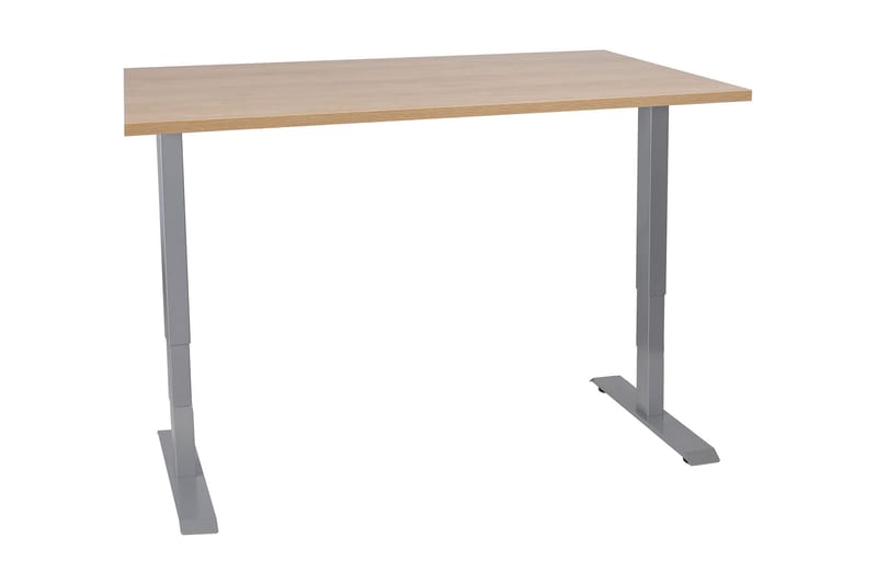 Ergosum 2 Skrivebord 140 cm Hæve/Sænke - Træ/Natur - Møbler - Borde - Kontorbord - Skrivebord - hæve-sænke-bord