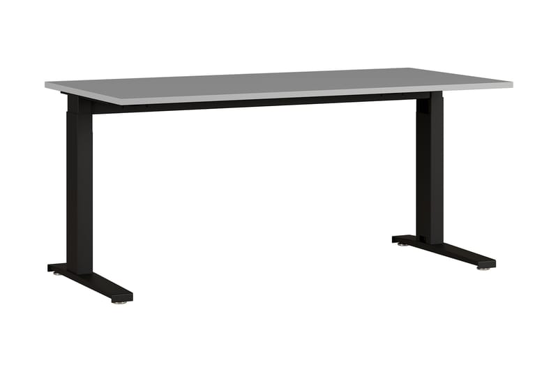 Escacena Skrivebord 160 cm - Grå/Sort - Møbler - Borde - Kontorbord - Skrivebord - hæve-sænke-bord