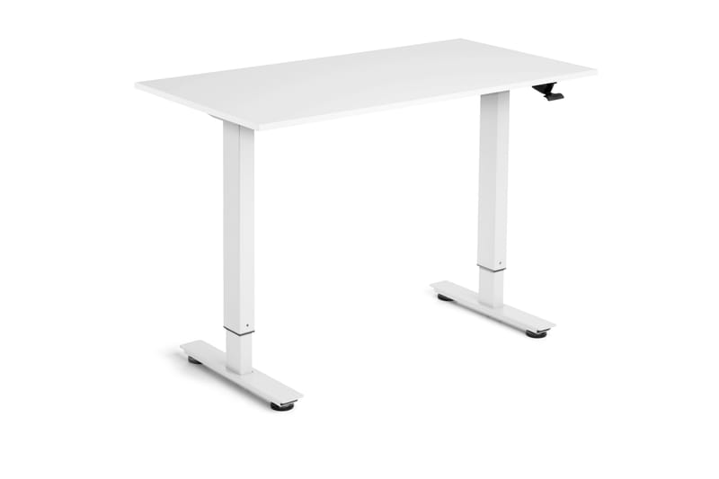 Flexide Hæve og sænkebord Hvid / Hvid - Sarpsborg Metall - Møbler - Borde - Kontorbord - Skrivebord - hæve-sænke-bord