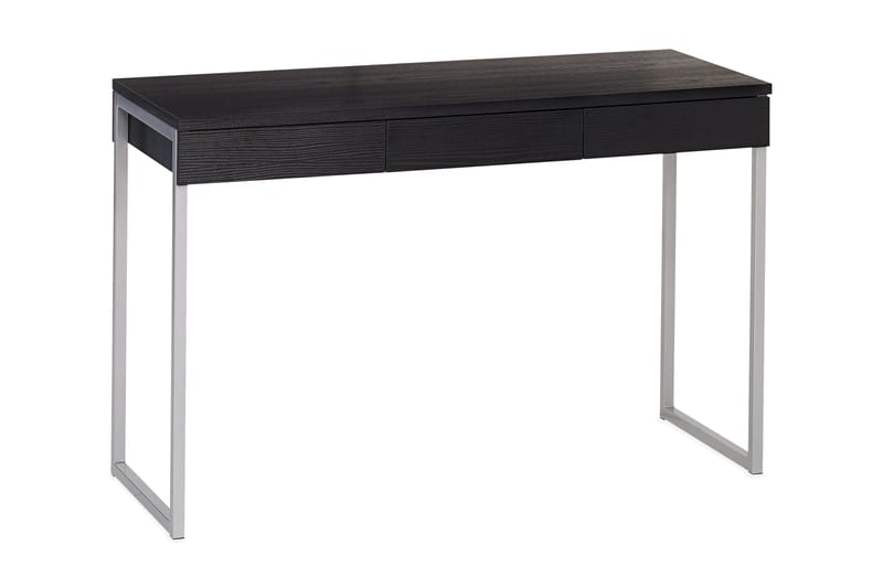 Function Plus Skrivebord 126 cm med Opbevaring 3 Skuffer - Sort/Lysegrå - Møbler - Borde - Kontorbord - Skrivebord