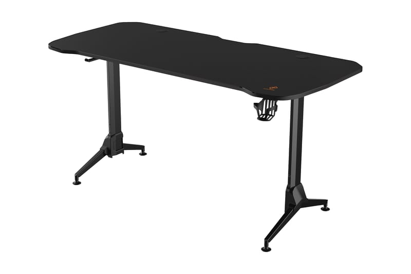 Gaming Skrivebord 159 cm Hæve/Sænke Sort - Deltaco Gaming - Møbler - Borde - Kontorbord - Skrivebord