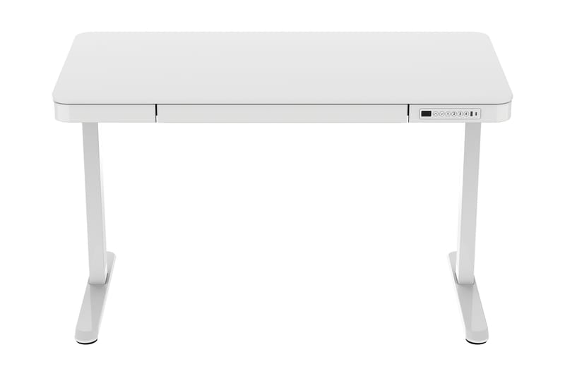 Kahchi Skrivebord 120 cm Justerbar højde - Hvid - Møbler - Borde - Kontorbord - Skrivebord