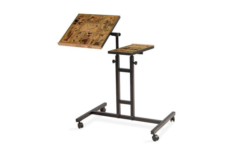 Kaulia Ståskrivebord 67 cm Små Bilder - Træ/natur/Sort - Møbler - Borde - Kontorbord - Skrivebord - hæve-sænke-bord