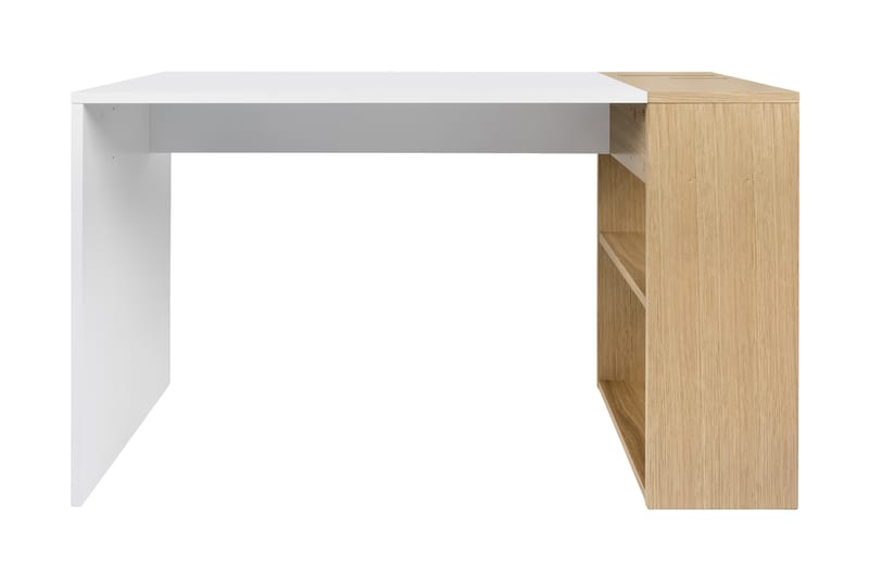 Mastorma Skrivebord 120 cm med Opbevaring Hylder - Hvid - Møbler - Borde - Kontorbord - Computerbord