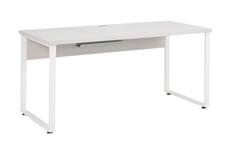 Neviges Skrivebord 160 cm - Grå/Platinagrå - Møbler - Borde - Kontorbord - Computerbord