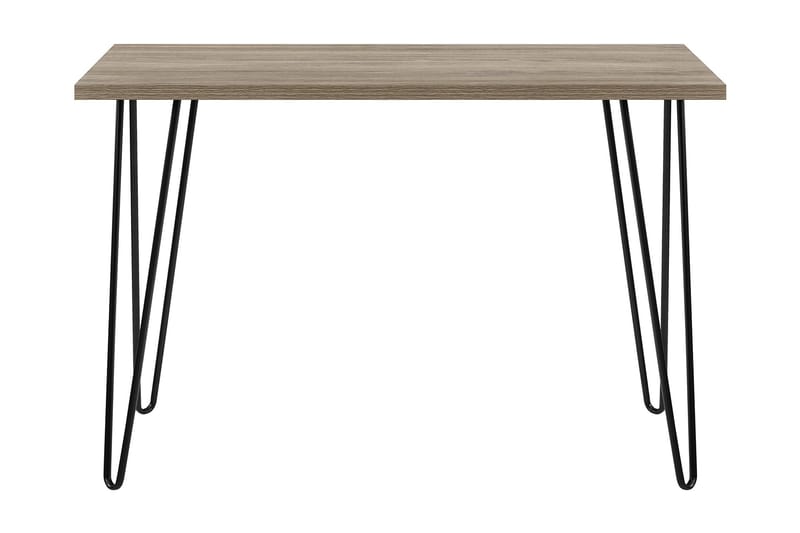 Owen Skrivebord 102 cm Natur/Sort - Dorel Home - Møbler - Borde - Aflastningsbord & sidebord - Bakkebord & små borde
