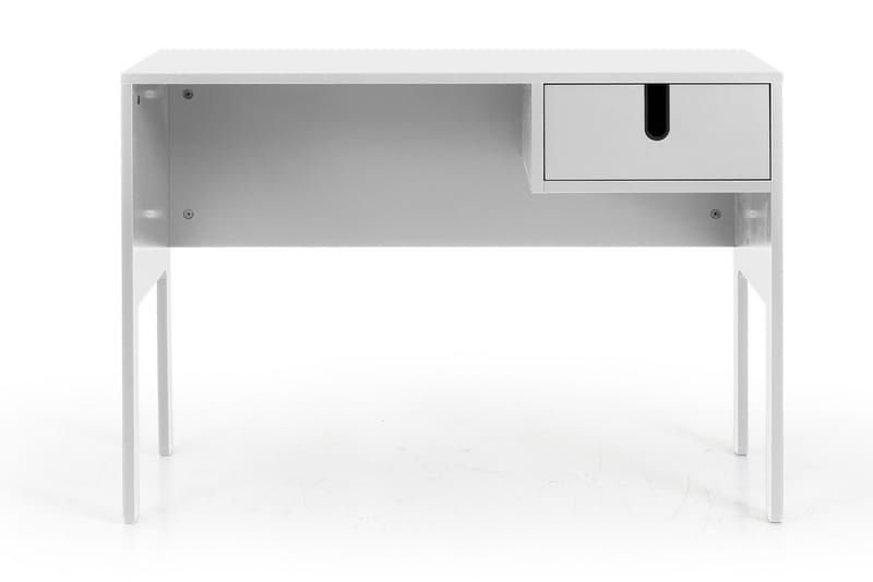 Uno Skrivebord 105 cm med Opbevaring Skuffe Hvid - Tenzo - Møbler - Borde - Kontorbord - Skrivebord
