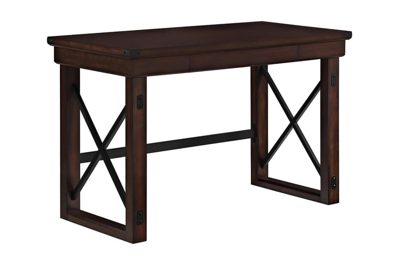 Wildwood Skrivebord 121 cm med Opbevaring Skuffe Espresso - Dorel Home - Møbler - Borde - Kontorbord - Skrivebord