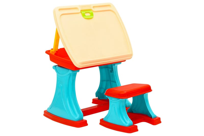 3-i-1 børnestaffeli og læringsbord justerbart - Møbler - Borde - Kontorbord - Tegnebord