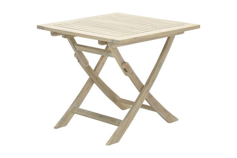 Kent Klapbord 80 cm Brun/Whitewash - Garden Impressions - Møbler - Borde - Semmenfoldeligt bord