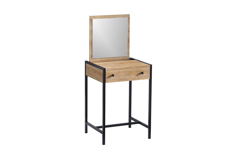 Makeup bord Eg| Sort - Møbler - Borde - Sminkebord & konsolbord - Makeup bord med spejl