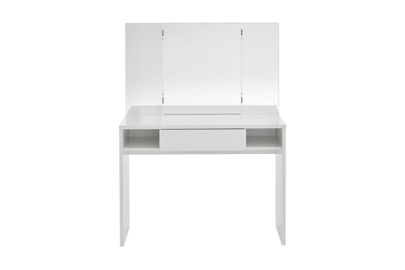 Ridell Sminkebord 100 cm - Hvid - Møbler - Borde - Sminkebord & konsolbord - Makeup bord med spejl
