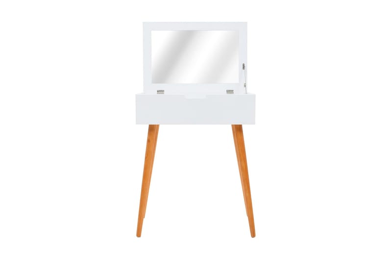Sminkebord Med Spejl Mdf 60 X 40 X 75 Cm - Hvid - Møbler - Borde - Sminkebord & konsolbord - Makeup bord med spejl