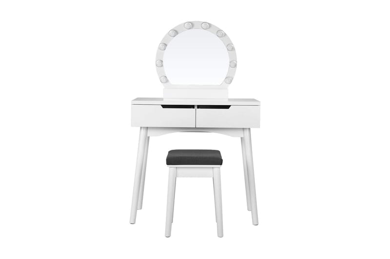 Vasagle Make-up bord 128 cm med Spejl - Vasagle - Møbler - Borde - Sminkebord & konsolbord - Makeup bord med spejl