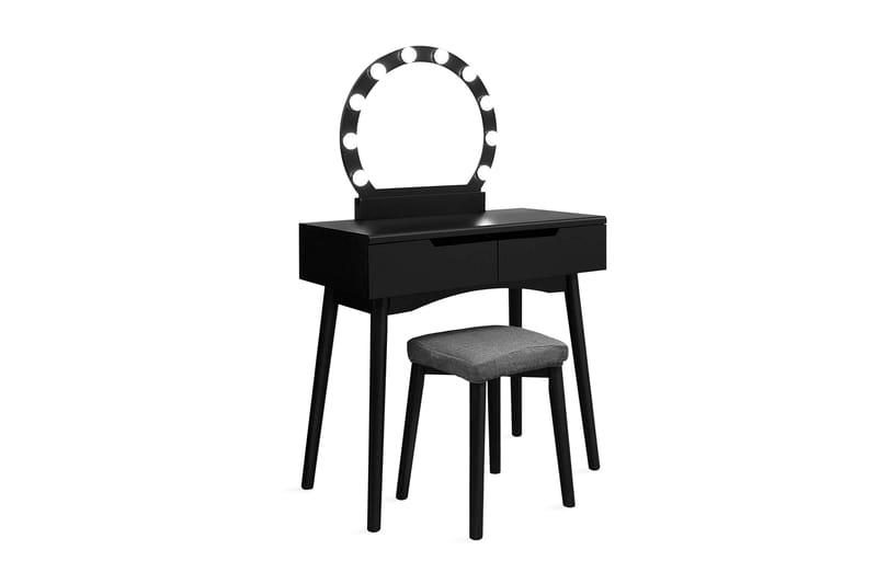 Vasagle Make-up bord 129 cm med Spejl - Vasagle - Møbler - Borde - Sminkebord & konsolbord - Makeup bord med spejl