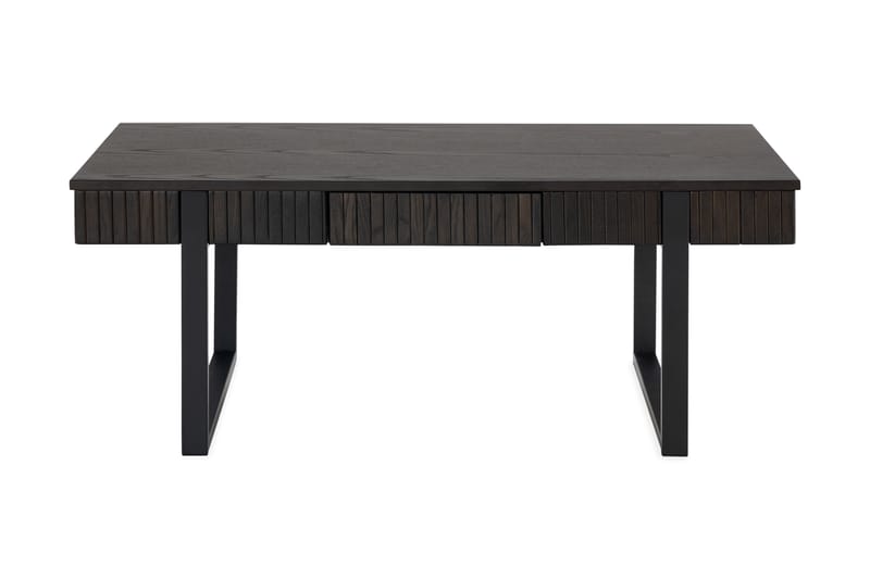 Anchirage Sofabord 60 cm - Mørkebrun/Matsort - Møbler - Borde - Spisebord og køkkenbord
