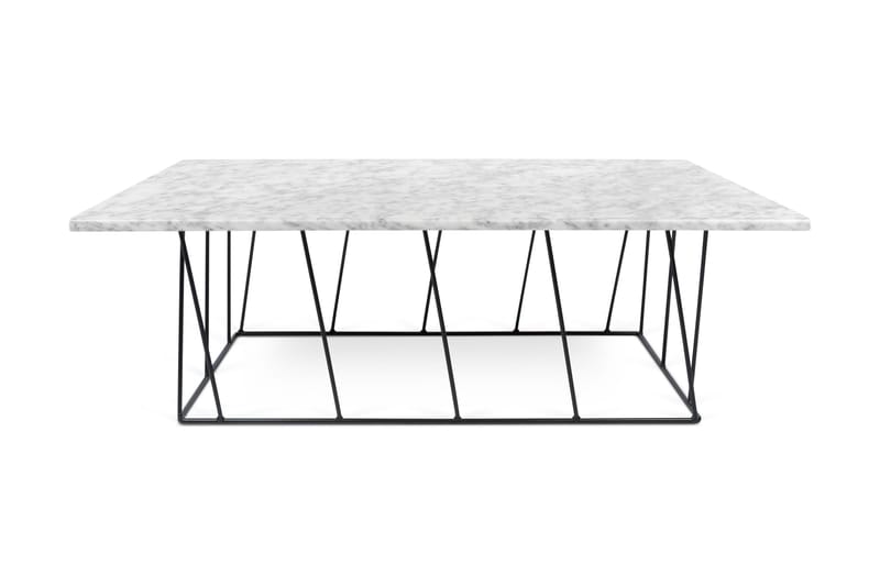 Antiller Sofabord 120 cm Marmor - Hvid/Stål - Møbler - Borde - Spisebord og køkkenbord