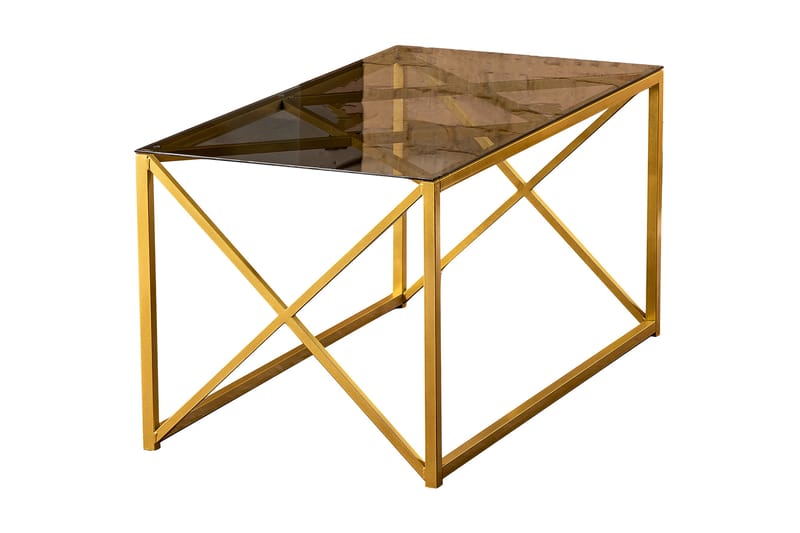 Dejeforsbruk Sofabord 120 cm - Guld - Møbler - Borde - Sofaborde