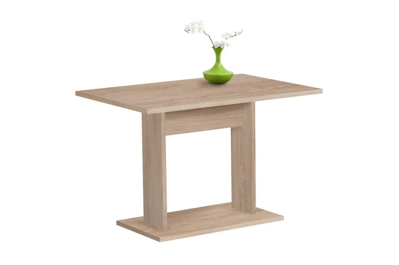 FMD spisebord 110 cm egetræsfarve - Beige - Møbler - Borde - Sofabord