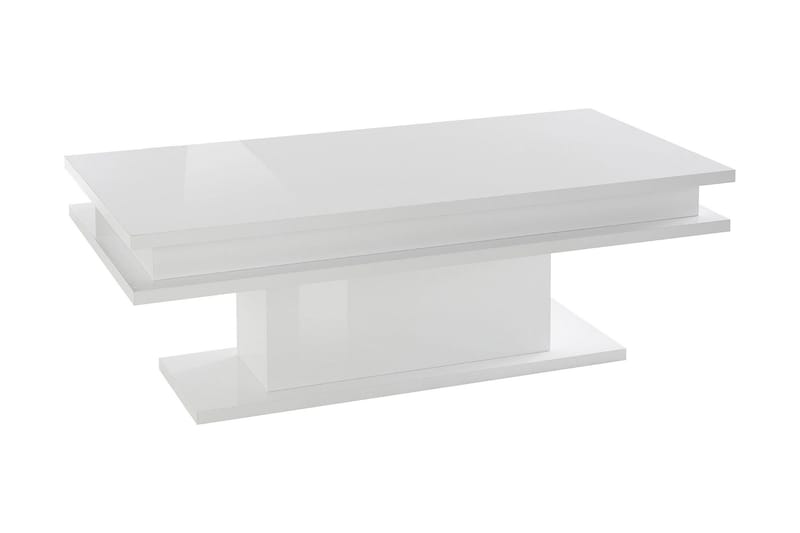 Littlebig Sofabord 100 cm - Hvid Højglans - Møbler - Borde - Sofabord