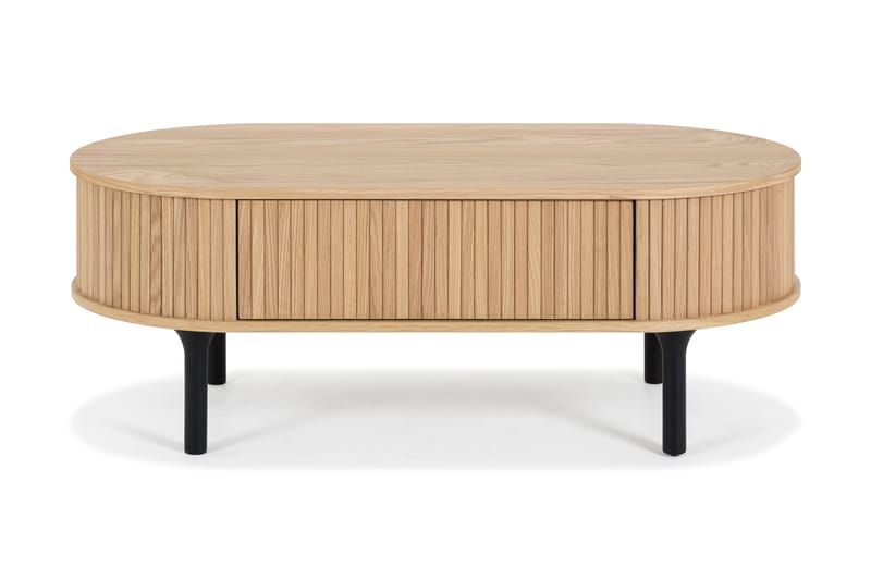 Noira Sofabord 118 cm Ovalt med Opbevaring Skuffe - Møbler - TV borde & mediemøbler - TV-borde