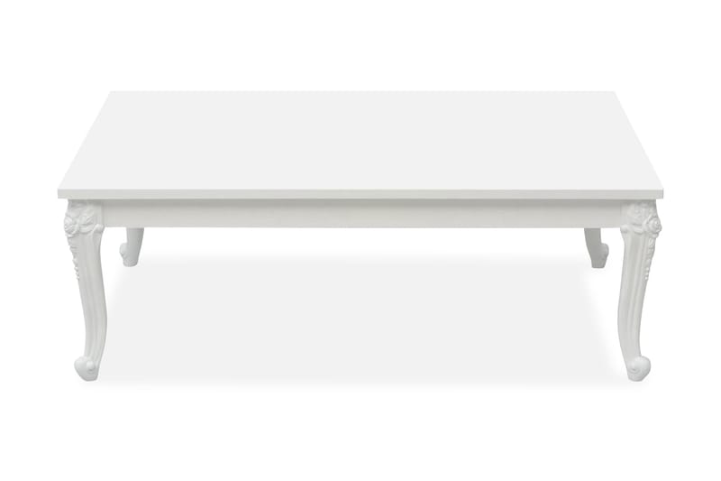 Sofabord 115 x 65 x 42 Cm Højglans Hvid - Hvid - Møbler - Borde - Sofabord