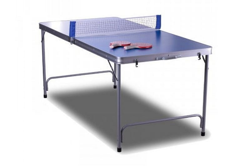 Prosport Sammenfoldeligt Mini Bordtennisbord - Blå - Møbler - Borde - Spilleborde - Bordtennisbord