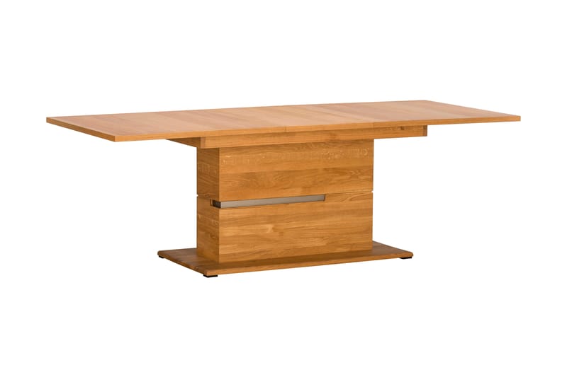 Amelio Udvideligt Spisebord 180 cm Søjlefod - Eg - Møbler - Borde - Spisebord og køkkenbord