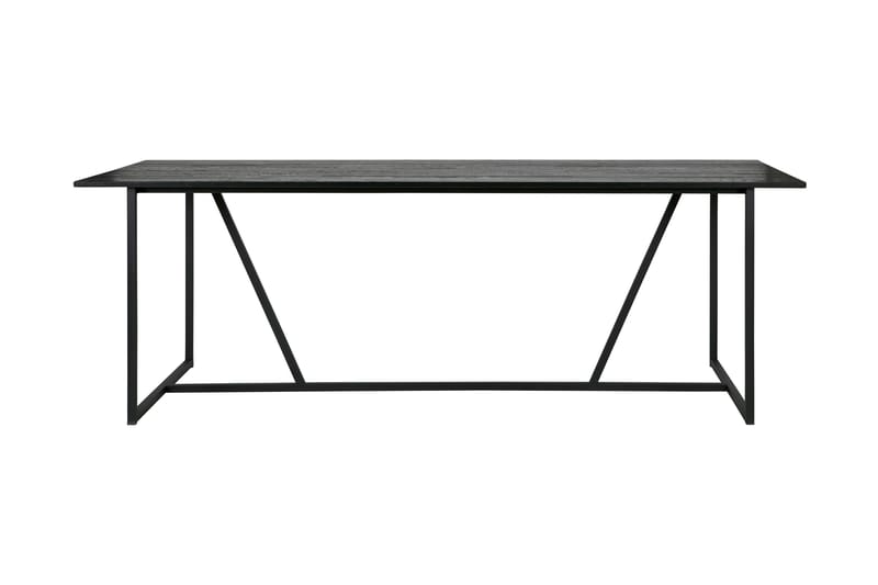 Atila Spisebord 220 cm - Sort Eg - Møbler - Borde - Spisebord og køkkenbord