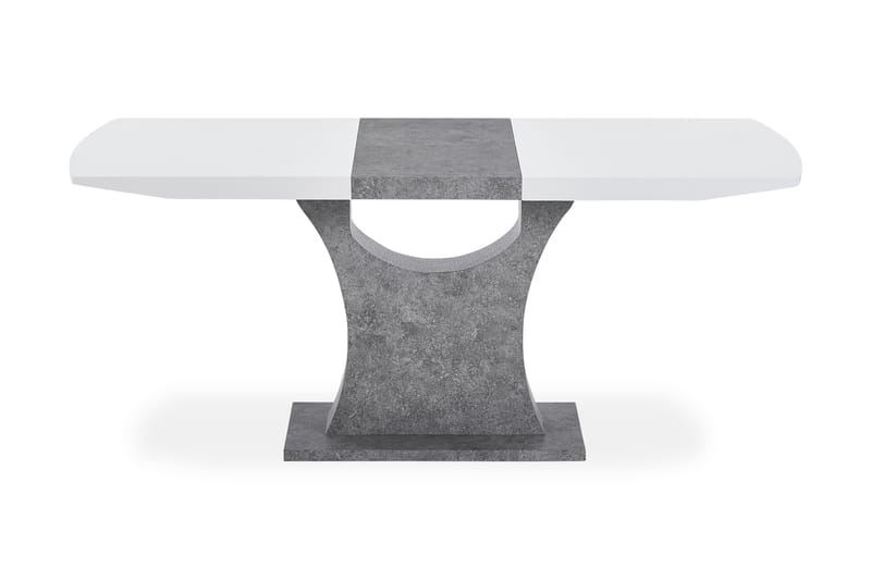 Azusa Udvideligt Spisebord 140 cm - Hvid/Grå - Møbler - Borde - Spisebord og køkkenbord