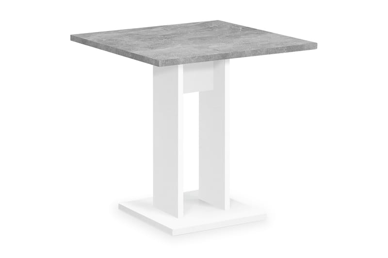 Bandol Spisebord 70 cm - Hvid/Beton - Møbler - Borde - Spisebord og køkkenbord