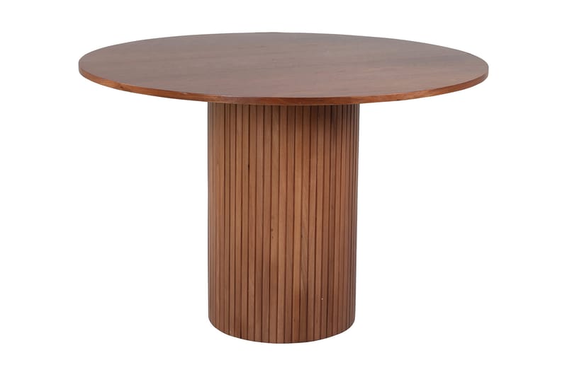 Biana Spisebord 110 cm Rundt - Valnødsbrun - Møbler - Borde - Spisebord og køkkenbord
