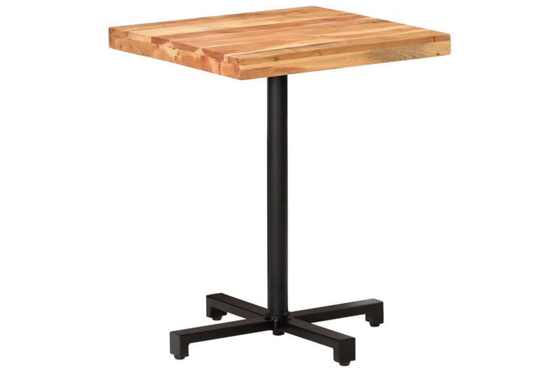 Bistrobord 60x60x75 cm firkantet massivt akacietræ - Brun - Møbler - Borde - Spisebord og køkkenbord
