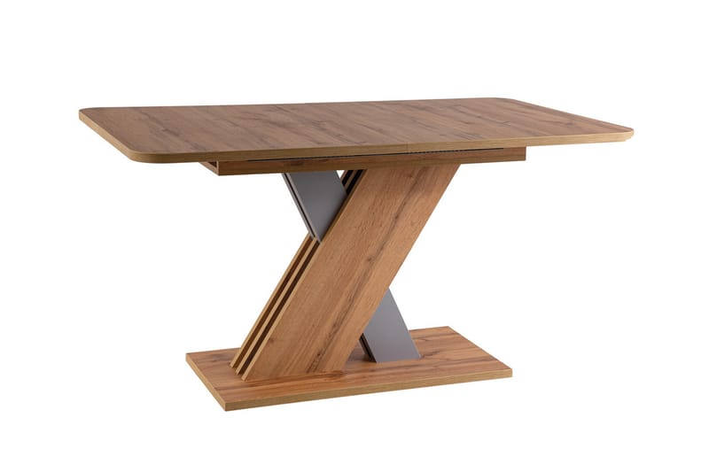 Bivar Udvideligt Spisebord 140 cm - Natur/Grå - Møbler - Borde - Spisebord og køkkenbord