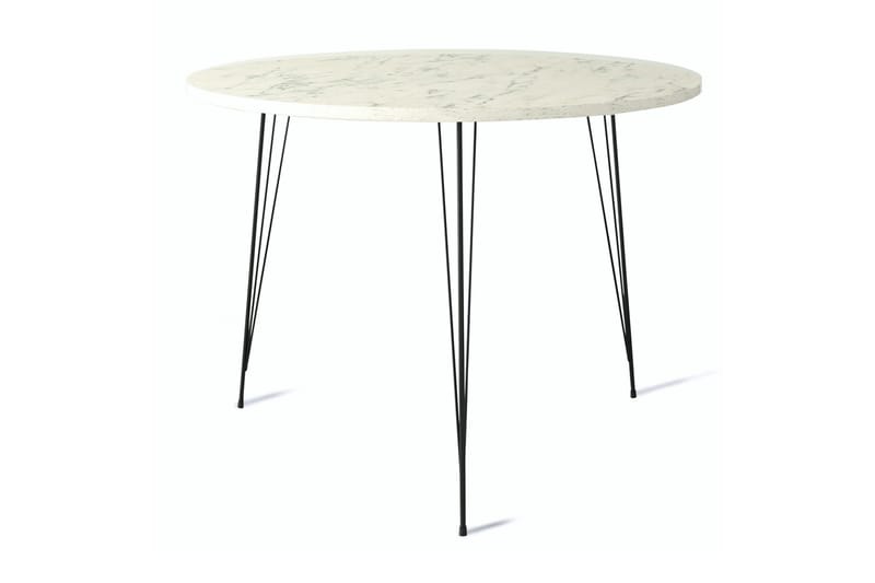 Bonnick Bord 90 cm - Sort/Hvid - Møbler - Borde - Spisebord og køkkenbord