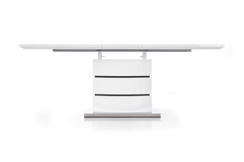 Carmon Udvideligt Spisebord 160 cm - Hvid/Sort - Møbler - Borde - Spisebord og køkkenbord