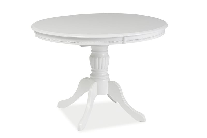 Critz Udvideligt Spisebord 106-141 cm Ovalt - Hvid - Møbler - Borde - Spisebord og køkkenbord